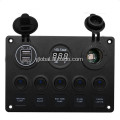 Switch Dual Usb Socket Charger Voltmeter Switch Panel Dual USB Socket Charger + Voltmeter Supplier